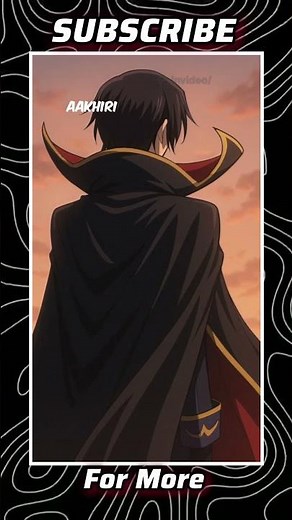 Lelouch – The Hero Who Became the Villain | Harami Londa | #lelouch #codegeass #antihero #villian