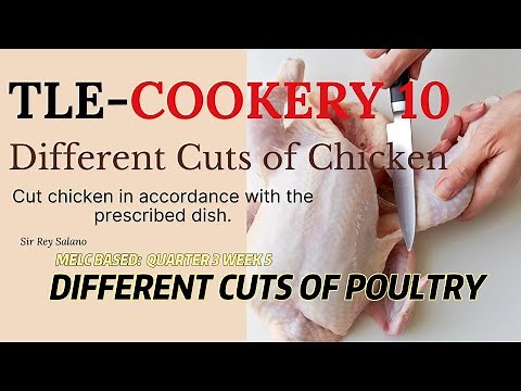#cooking TLE -COOKERY 10 QUARTER 3 WEEK 5 DIFFERENT CUTS OF POULTRY