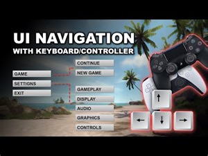 Unreal Menu System Template - Keyboard UI Navigation (part 2)
