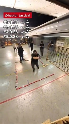 @habibi_tactital / Sami Saleh splits time display for his GM run at a classfier