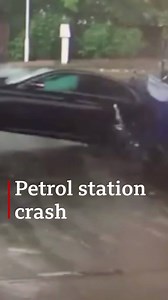 24K views · 71 reactions | CCTV caught the moment a car skidded off the A20 at Sidcup and into a petrol station forecourt. | BBC Kent | Facebook