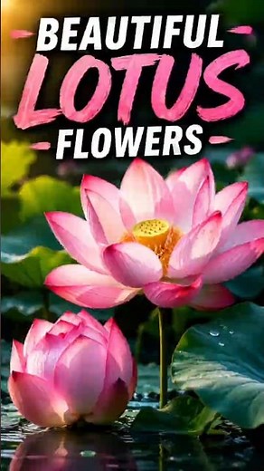 The Beauty of Lotus Flower 🌸 | Nature’s Masterpiece #nature #flowers #lotus #water #4k #pink