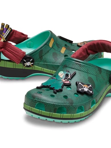 One Piece Zoro Crocs are up at the Crocs Store! #onepiece #zoro #crocs #anime