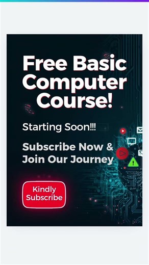 💻 FREE Computer Course at 1k Subs! Let’s Go! 🚀 #Shorts