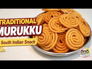 Crispy Murukku Recipe | Easy South Indian Snack Homemade Murukku | Perfect Crunchy Murukku at Home