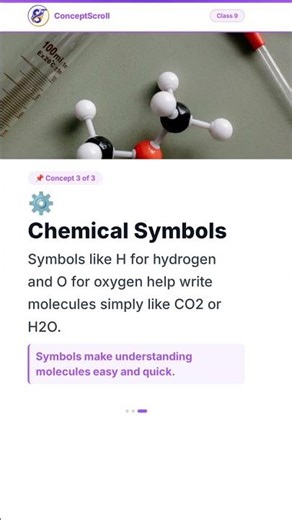 Atoms and Molecules, Class 9 Science | Chapter 3 | Class 9 Chemistry | NCERT | ConceptScroll 📚 #Shor