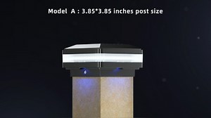 Solar LED Post Light Outdoor Garden IP65 Landscape Post Lamp