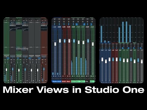Change How the Mixer Looks in #StudioOne