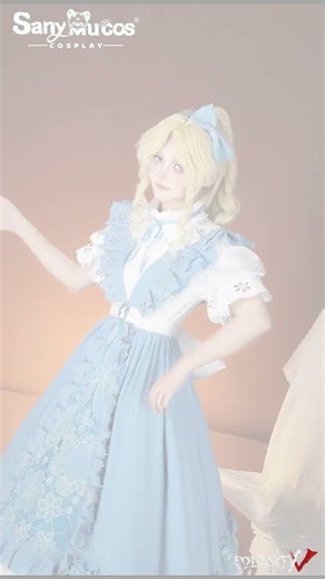 🐰💙Identity V Cosplay Alice in Dreamland Cosplay Costume Premium Edition showcase💙🐰 #sanymucos