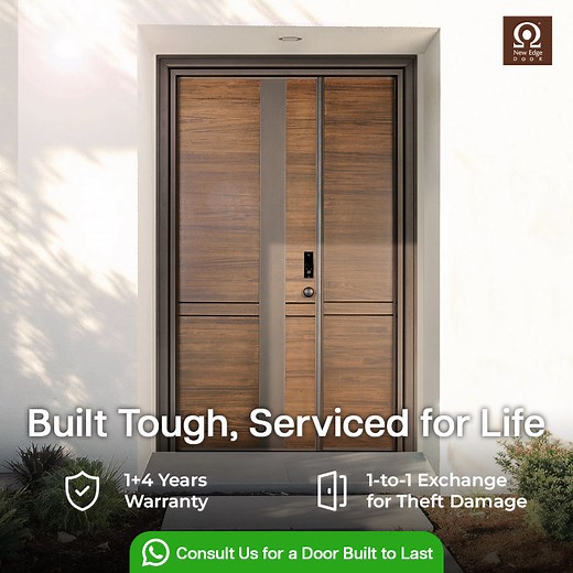 When you choose New Edge, you’re choosing protection that lasts generations. ✅ 1 4 Years Warranty Coverage ✅ 1-to-1 Exchange for Theft Damage ✅ Guaranteed Strength & Reliability Consult us today and secure a door built to last. 📲 WhatsApp us now: https://wa.me/60167718325 📍 Visit any New Edge showroom nationwide #NewEdgeSafetyDoor #UltimateSecurity #SmartLock #ProtectYourHome *T&C apply. | New Edge Safety Door 新銳安全門