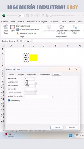 EXCEL: Como usar un CONTROL DE NÚMERO (Control de Formulario). Un super tip de Excel 😎📊 | Excel Expertos