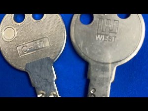 【合鍵専門店】WEST(ウエスト)ディンプルキー(917)を自動鍵複製キーマシンで合カギ作製♪