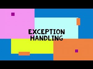 C++ Exception Handling Lecture 1