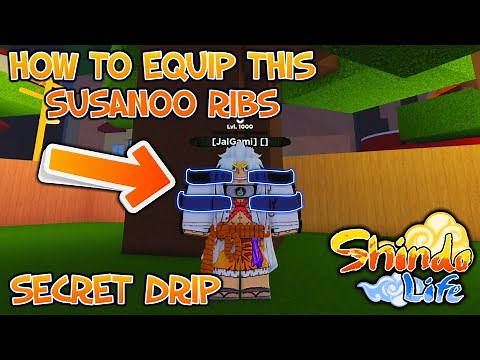 *SUSANOO SECRET* HOW TO EQUIP SUSANOO SKELETAL RIB CAGE...Shindo Life Update Roblox
