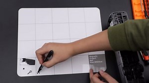 Large Size Magnetic Project Mat SHOWPIN Small Parts Work Mat with A Board Marker - Preventing The Small Screws from Getting Lost and Unorganized (9.8x11.8 inches)