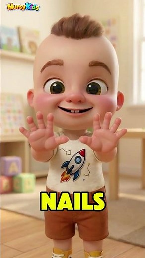 Learn Body Parts for Kids! 👋 Fingers, Thumb & More | NursyKids #BodyParts