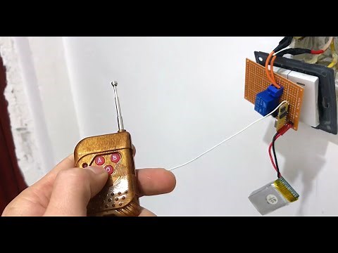 做一個遙控開關控製家電，實用電子製作，433Mhz遙控模塊講解