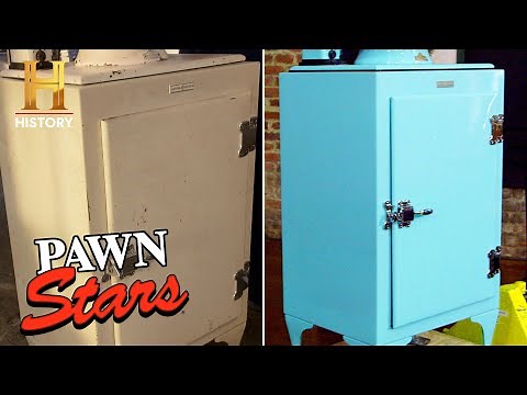 Pawn Stars Do America: 1920s Vintage Fridge Makes An EXCELLENT Trade (Season 1) | Pawn Stars