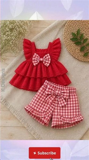 🌸❤️Latest Stylish Summer Dresses For Baby Girls 🥰 #fashion #dress #cute #baby #girl #shorts