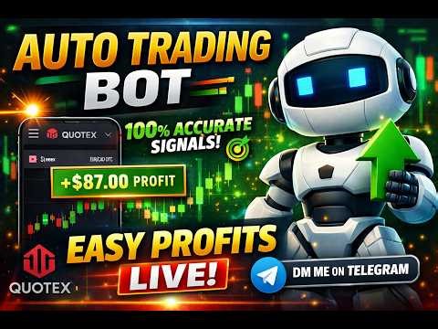 Quotex Mobile Auto Trading Bot | Live Demo | 1 Minute Auto Trade