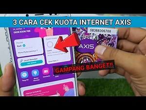3 Cara Cek Kuota Axis Terbaru 2024 | Cara Cek Paket Axis