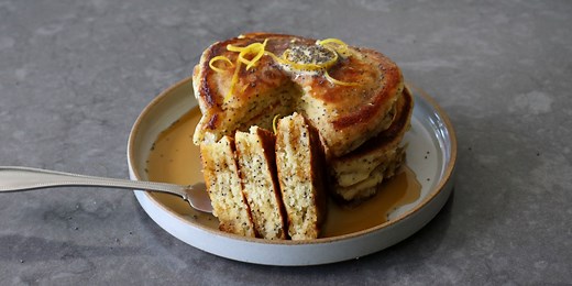 Lemon Poppy Seed Pancakes