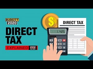 What is a direct tax? | EXPLAINED | All you need to know | Budget Dictionary