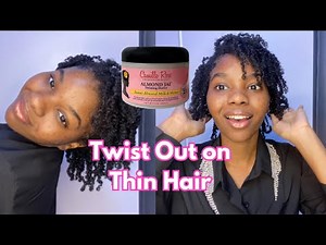 Perfect Twist-Out on 4B Low Density Hair | Camille Rose Almond Jai Twisting Butter Review & Demo