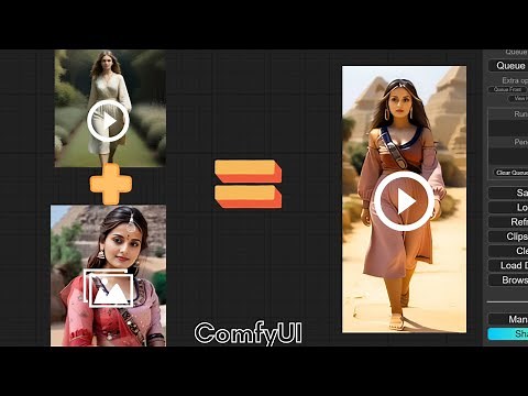 ComfyUI: Vid To Vid AnimateDIFF Workflow Part 1