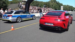 Polizei Audi RS6 Avant vs Mercedes-AMG GT63 4MATIC+ – Performance Comparison