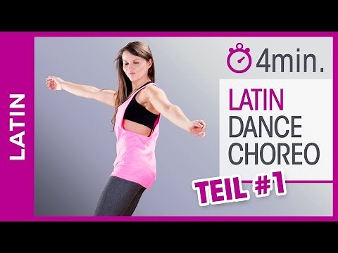 LATIN DANCE - Tanz Choreografie - Tanzen lernen zuhause - Teil 1/5