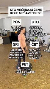 319K views · 117 reactions | Ovo večeraju moje curke koje mršave, probaj i ti ovaj plan večera. | Project Mom Health | Facebook