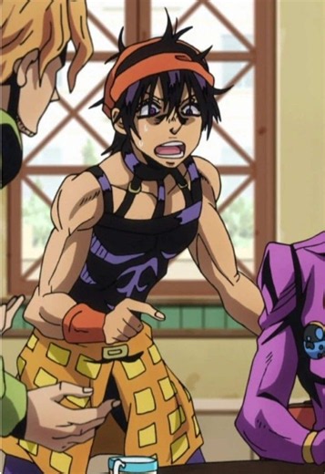 Narancia when Fugo tells him he’s lazy asfk #cosplay #jojosbizarreadventure #narancia #naranciacosplay