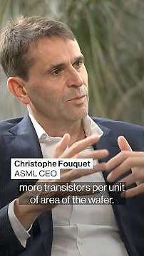 #ASML CEO explians the next evolution of #AI #chips