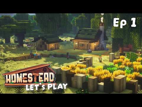 Homestead Modpack is SO COZY | Homestead Episode 1 w ​⁠‪@cassienova_mc‬
