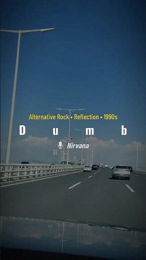 Dumb Lyrics – Nirvana | #AlternativeRock #90sMusic #Reflection | Sing Along