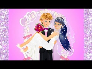 Miraculous Ladybug & Cat Noir Transform Into Wedding Marinette Glow Up With Animation