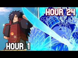 I Survived as PERFECT SUSANOO MADARA UCHIHA in Ninja Time.. - Roblox