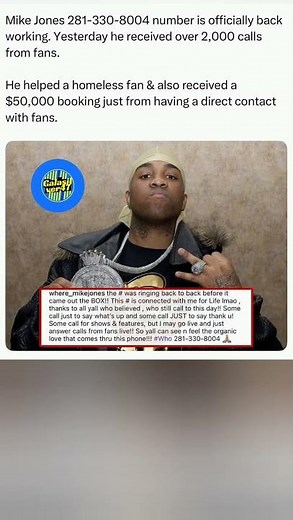 Mike Jones' Number Is BACK! 📞 281-330-8004 | 2,000+ Calls#MikeJones #BackThen #HipHop #Nostalgia