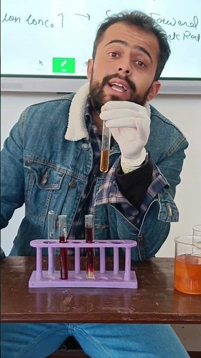 Effect of concentration on equilibrium | Reaction between Potassium thiocyante and Ferric Chloride