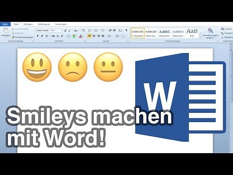 Word Smileys machen: So geht's!