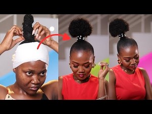This HIGH BUN PONYTAIL TUTORIAL is the EASIEST HAIRSTYLE for every beginner.