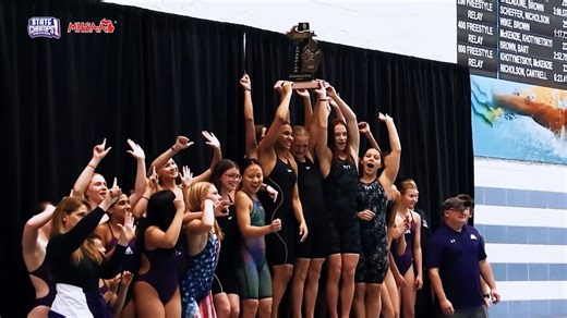 4.7K views · 24 reactions | ‍♀️ DIVISION 1 MHSAA GIRLS SWIM FINALS RECAP. Ann Arbor Pioneer makes it 6 straight Division 1 State Titles! Incredible performance at the Finals at Oakland University—congrats to all the swimmers and divers making waves this season! | State Champs Michigan | Facebook