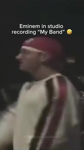 Eminem Recording D12's 'My Band' in Studio