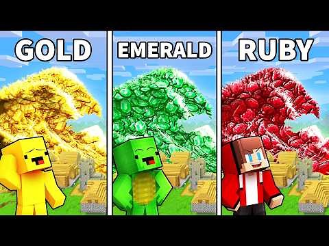 Mikey and JJ and Friends Treasure Tsunami Challenge - Maizen (Minecraft)