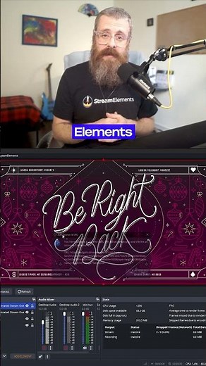 DRAG AND DROP OVERLAYS DIRECTLY INTO OBS FROM STREAMELEMENTS #streaming #streamers #twitch