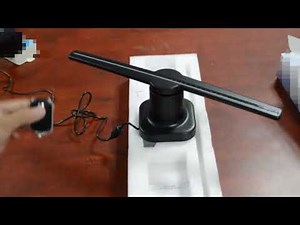 3D spinning led Holographic visual fan holographic advertising machine