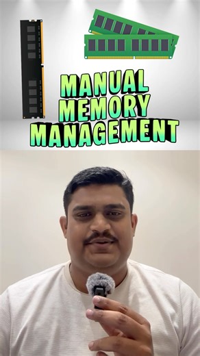 Manual Memory Management in C #gangotritechfirst #ytshorts #shorts #tech #coding #programming