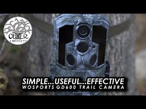 Wosports G600 Trail Camera: Simple...Useful...Effective!!