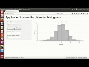 Rstudio Tutorial: developing a web application with Shiny package